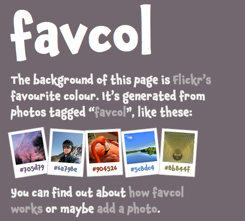 Screenshot of favcol.com
